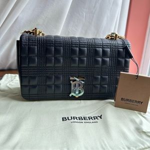 Burberry Quilted Leather Small Lola Bag